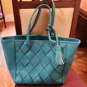 Elegant Blue Tote Bag